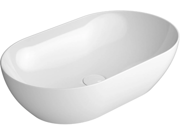PURA 60X37 - Countertop oval washbasin by GSI ceramica - view 2